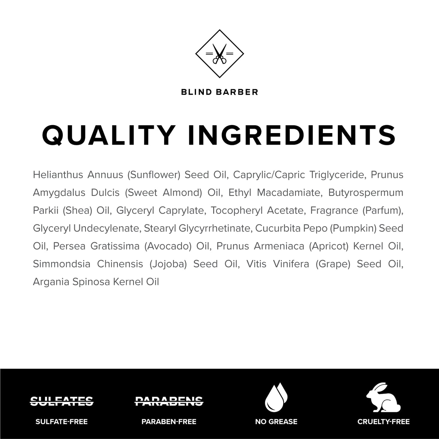 Blind Barber Rejuvenating Face & Beard Oil for Men - Moisturizing & Softening - Hydrate Clean Shaven Skin or Use As a Natural Beard Growth Oil for Men - (1 Oz)