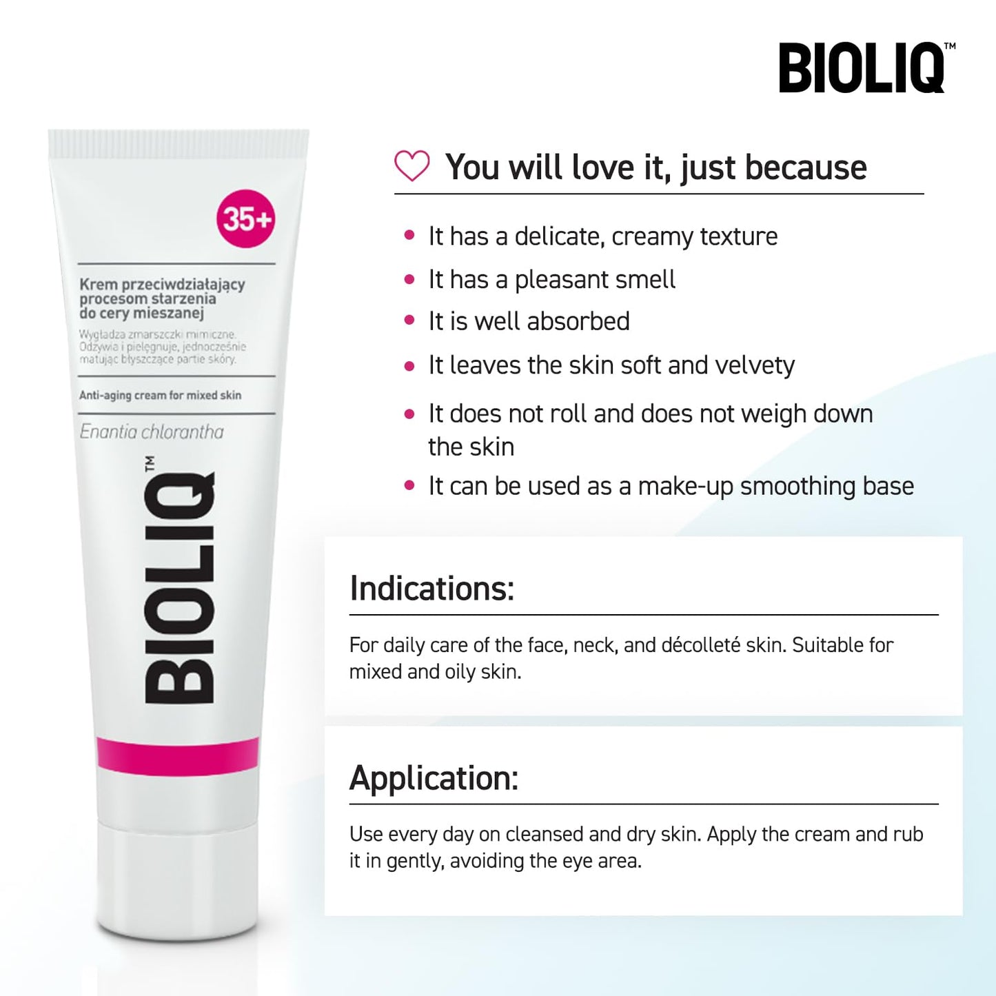 Bioliq - 35+ Anti-Aging Cream for Combination Skin