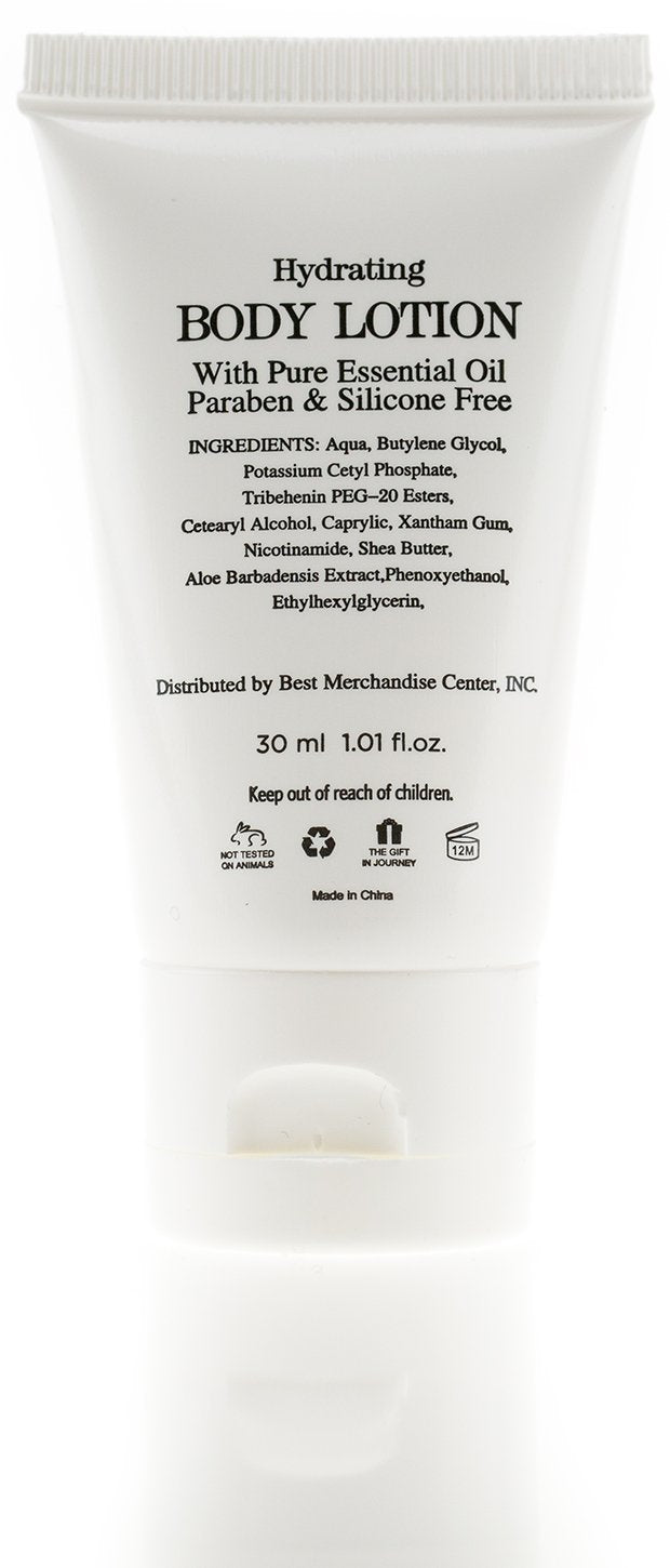 Travelwell Travel Size Lotion - Unscented Hydration & Travel Size Toiletries - Cruelty-Free & Individually Wrapped Lotion - Bulk Hospitality Supplies - 1 fl oz Tubes, Pack of 50