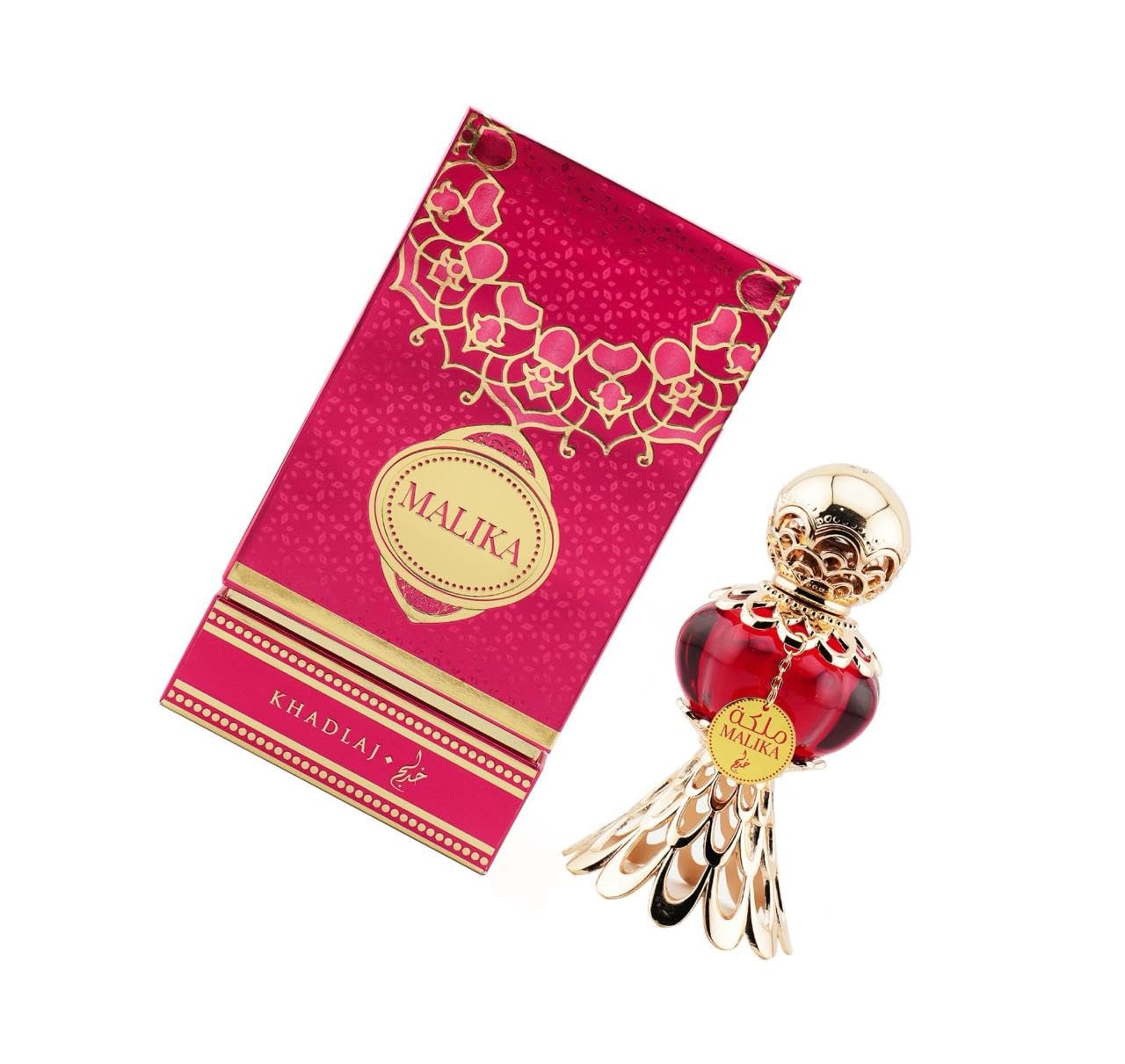 Khadlaj Malika Red Concentrated Perfume Oil for Women, 20 ml/ 0.7 Ounce