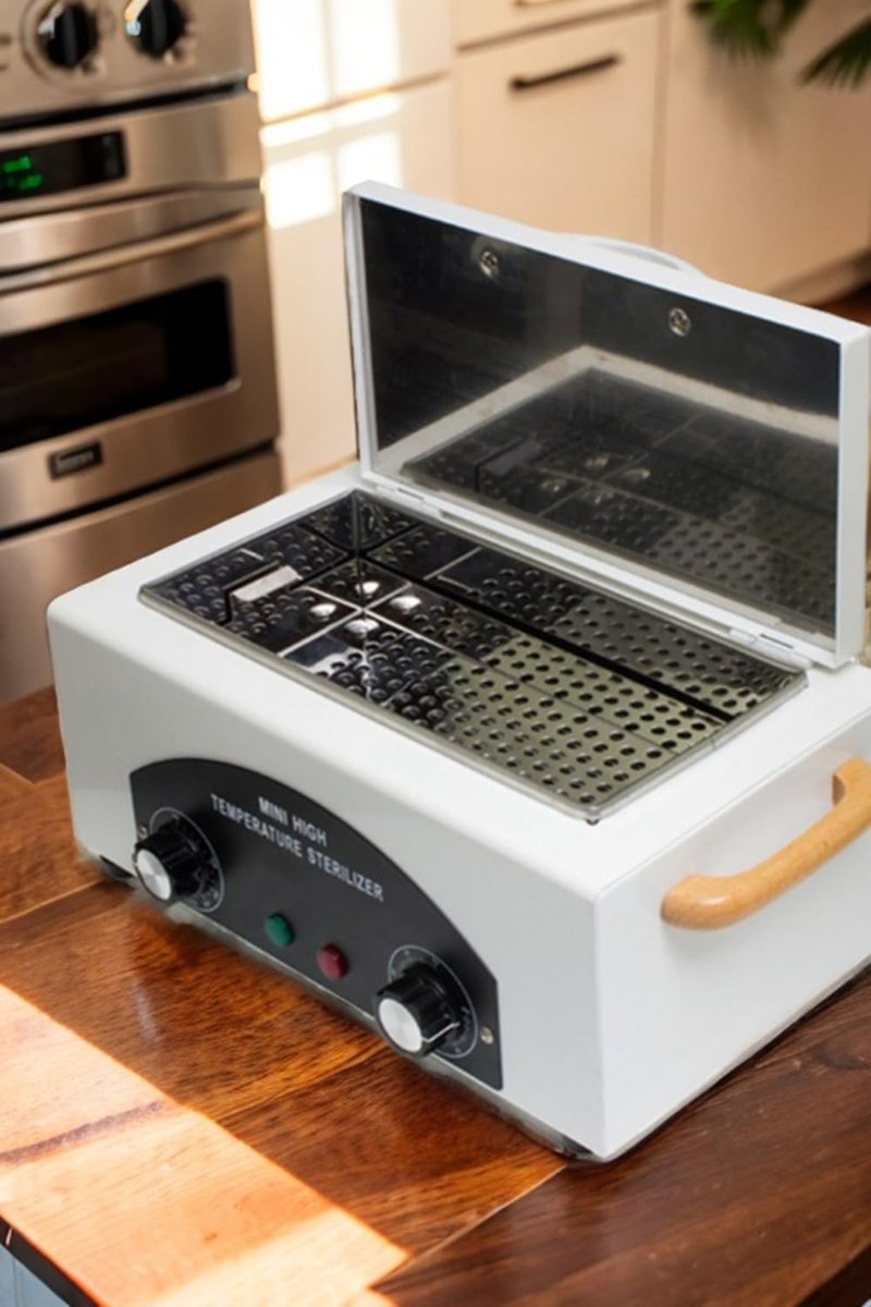 Smedent Nail Tool Sterilizers,Mini High Temperature Autoclave Machine with Timer