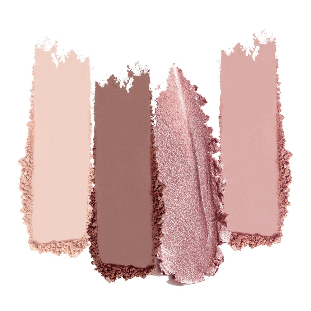 Multi-Finish Eyeshadow Palette - Matte, Shimmer & Metallic | Silky Smooth, Long-Lasting Blendable Shadows