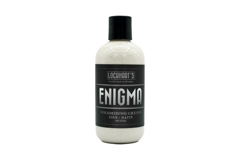 Lockhart’s Enigma Matte Cream Clay – Hair Styling Cream for Men – Firm, Long-Lasting Hold, Natural Matte Finish – Kaolin & Bentonite Clay for Volume and Texture – Nourishing Beeswax Formula (8.0 oz)