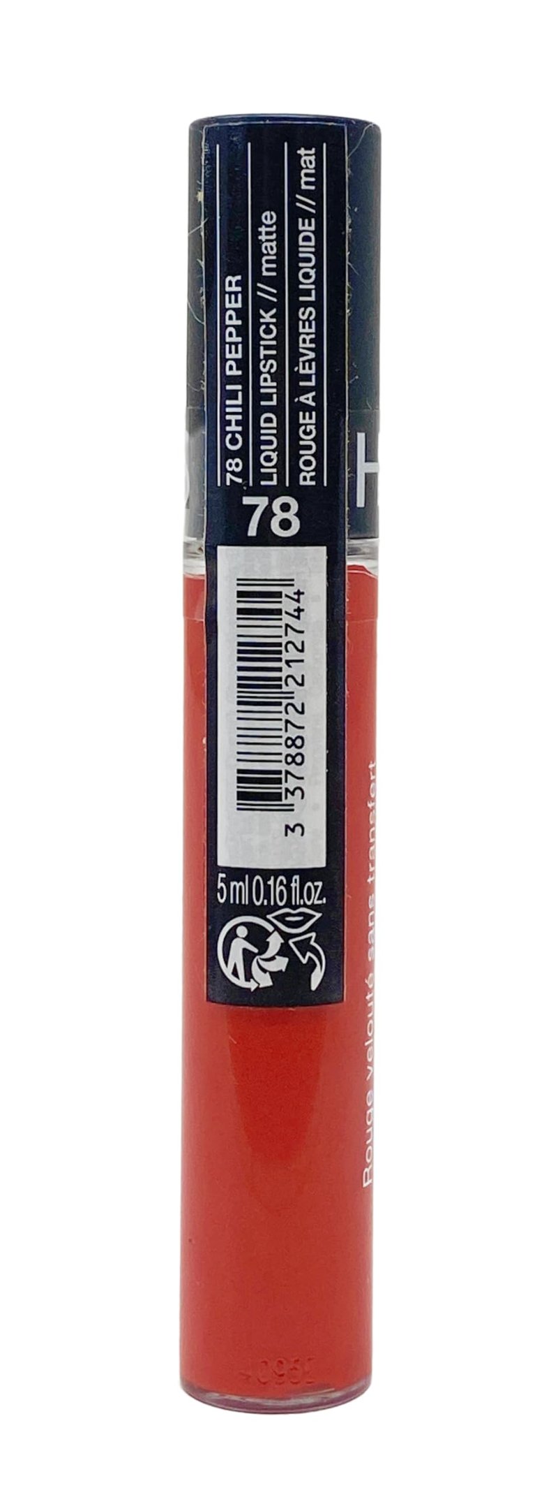 SEPHORA Collection Cream Lip Stain - 78 Chili Pepper (matte red orange) 0.16 oz. / 5 mL
