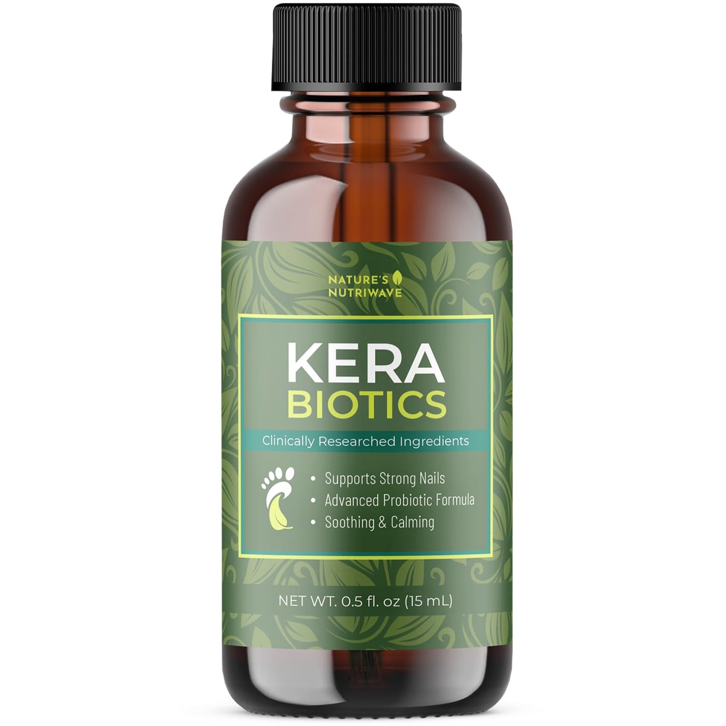 Daily Foot & Nail Support with Probiotics & Plant Extracts – KeraBiotics 15ml