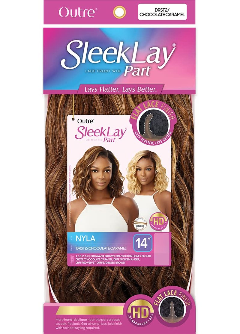 Outre Lace Front Wig - Sleeklay Part -NYLA (JET BLACK 1)