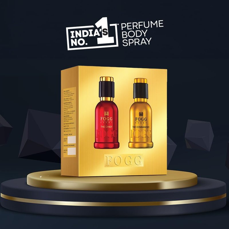 Fogg Scent Gift Set Of Two, 50Ml + 50Ml(Chief And Commander)