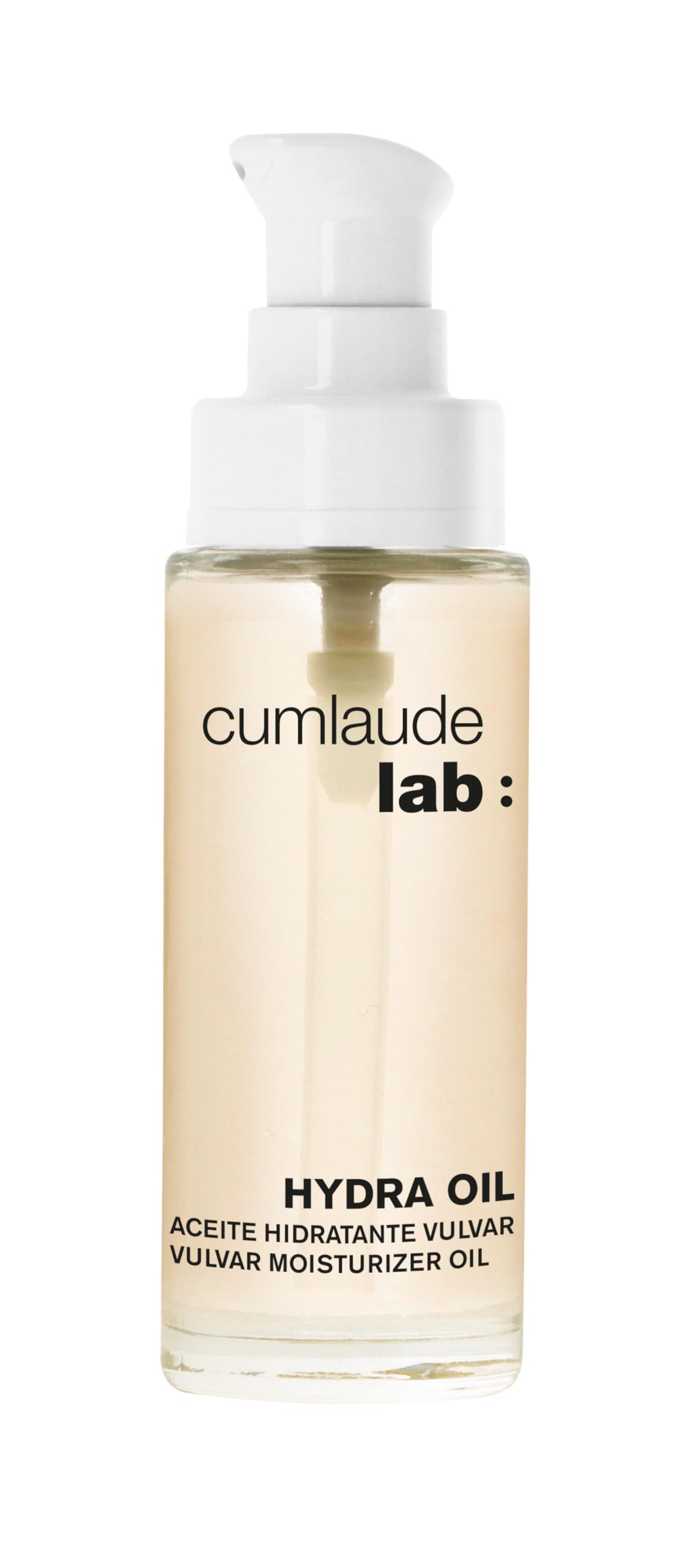 sakioo Cumlaude Lab - Hydra Oil Huile Vulvaire Hydratante aux Huiles Biotechnologiques 100% Naturelles, Rose Musquée et Étincelle Asiatique - 30 ml