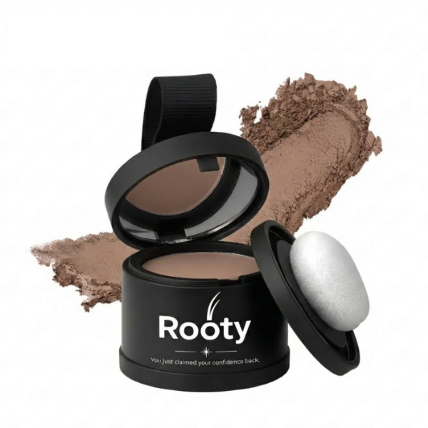 Hairline Powder for Men & Women- Hair Color Powders for Instant Black Coverage With 48-Hour Stay-Proof Finish-Hair Powder Conceals Thinning, Bald Spots & Blends Naturally Like Hairs Fibers-Light Brown