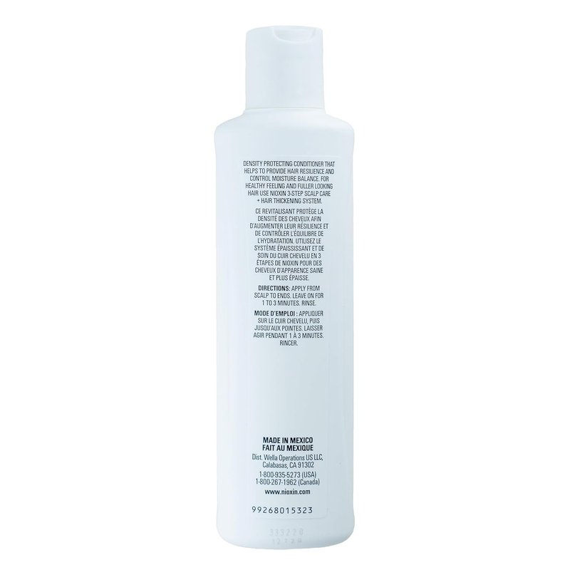 Nioxin System 3 Scalp & Hair Thickening Conditioner - Nourish Colored, Dry & Damaged Hair | Infused with Niacinamide & Biotin | Promotes Vibrant Color & Vitality