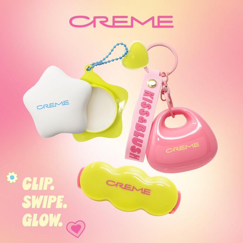 The Crème Shop Plush Pout Lip Butter Lip Balm Key Chain Charm | Korean Formula with Peptides and Squalane to Instantly Hydrate, Nourish, Moisturize, and Soften Dry Lips- Original