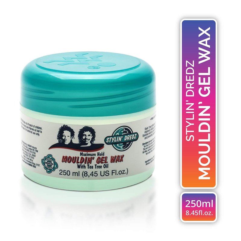 Stylin Dredz Mouldin' Gel Wax with Tea Tree Oil - Twist n Lock - Maximum hold (500 ml, Pack of 4)