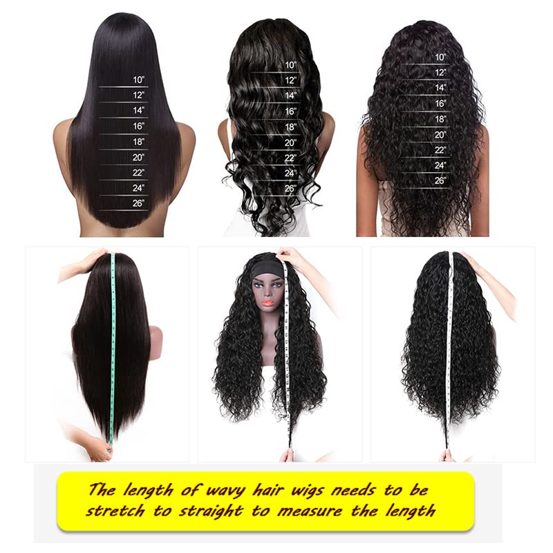 Curly Headband Wig - 100% Brazilian Virgin Human Hair | Glueless, 150% Density for Black Women