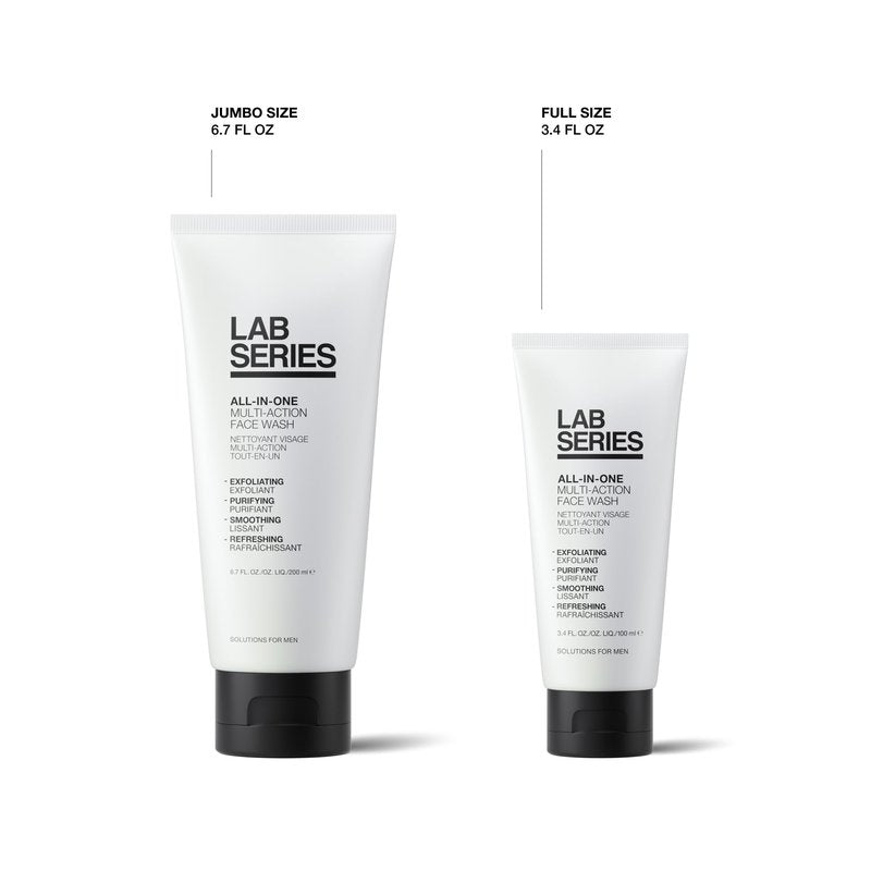 Lab Series Men's All-In-One Multi-Action Face Wash - Face Scrub - Cleanse and Purify Skin - Skin Care for Men, 6.7 Fl Oz