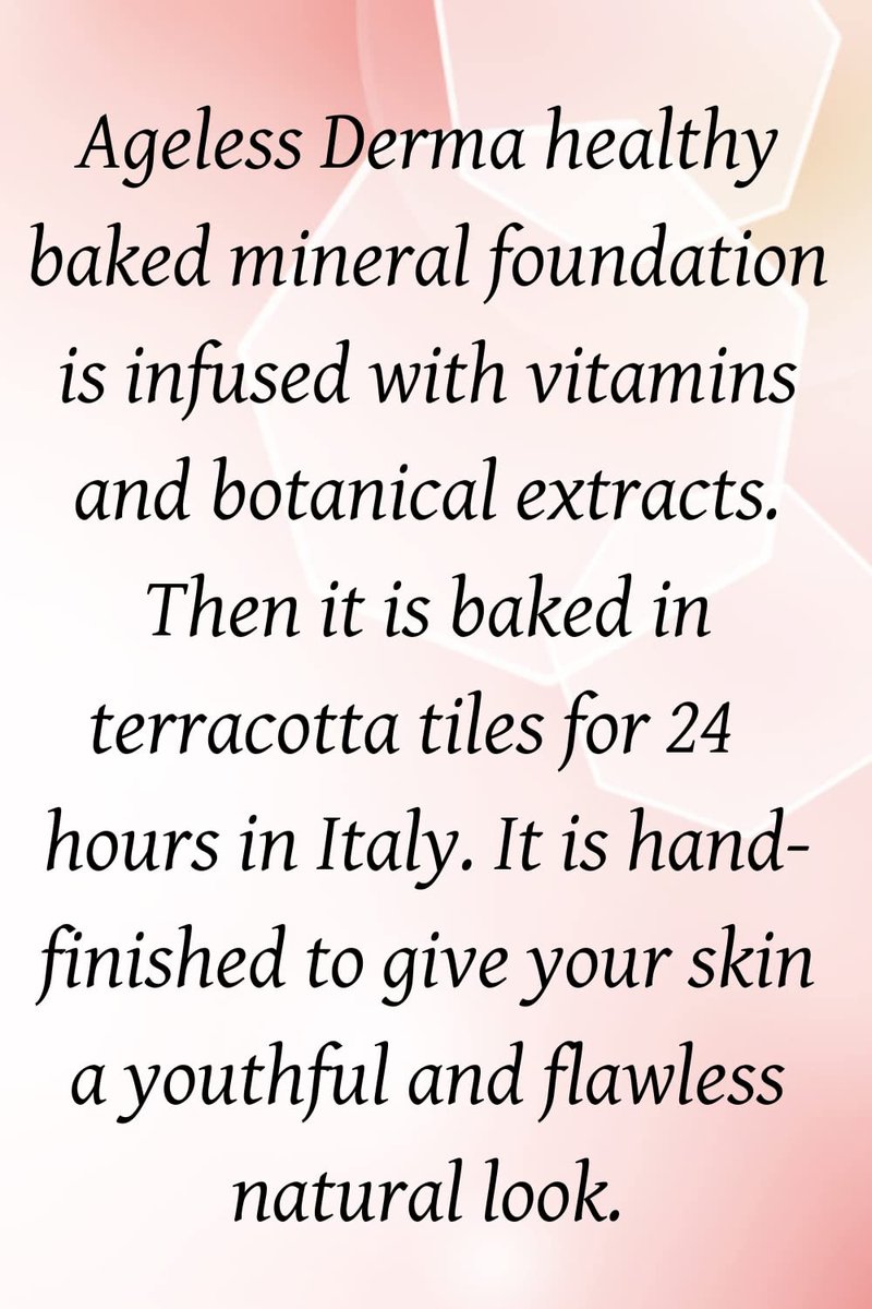 Ageless Derma Mineral Baked Foundation- A Vegan - Paraben - Gluten and Cruelty Free buildable Powder Makeup Foundation (Dover Beige)