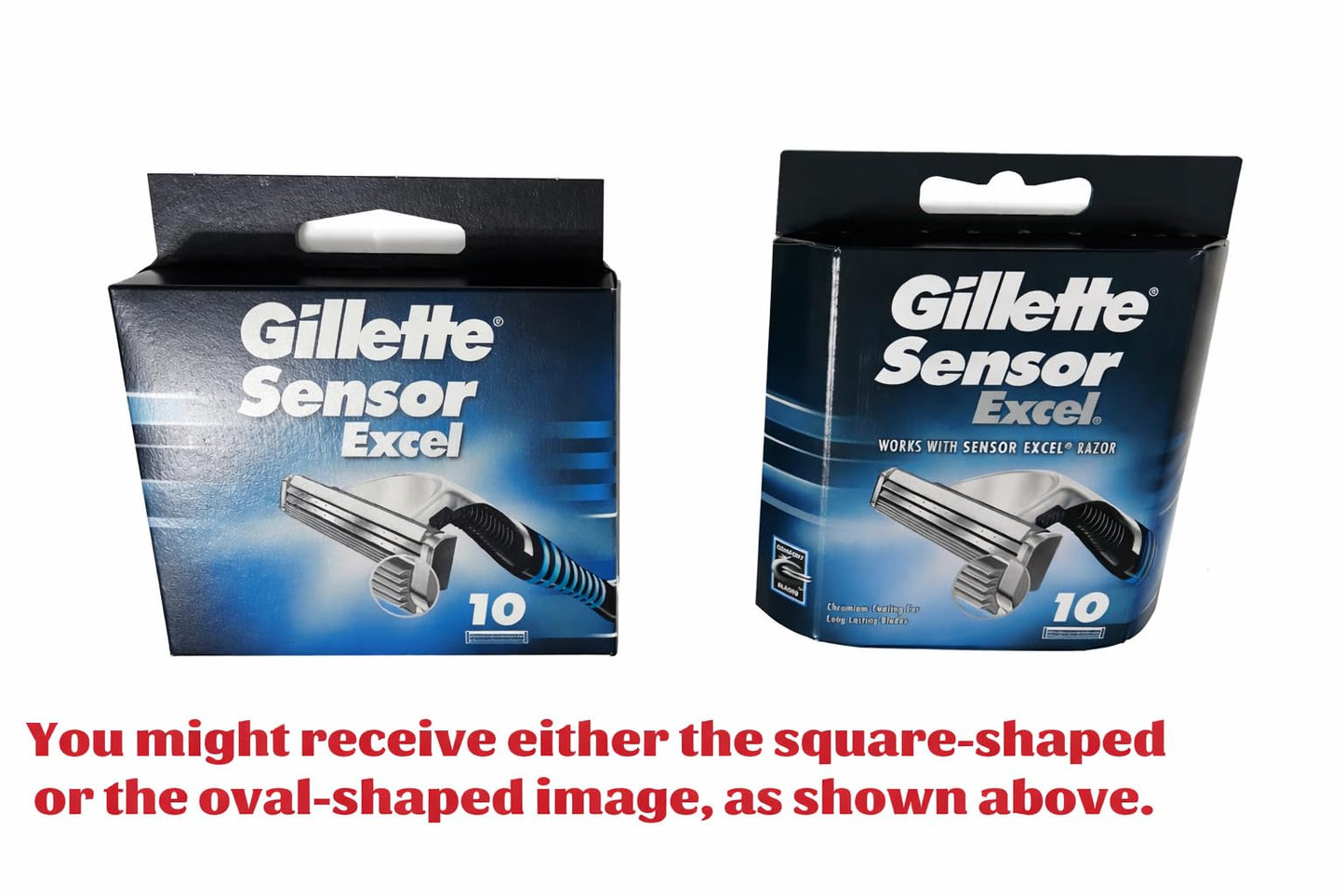 Gillette Sensor Excel Cartridges - 10 ct, Pack of 2