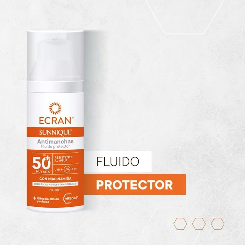 Ecran Sunnique Antimanchas Facial Spf50+ 50 Ml
