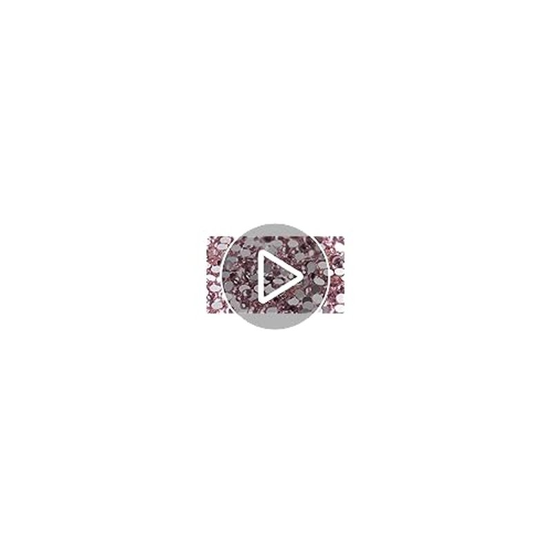 Beadsland 1440pcs Flat Back Crystal Rhinestones Round Gems for Nail Art and Craft Glue Fix, Pure Purple, SS20,4.6-4.8mm