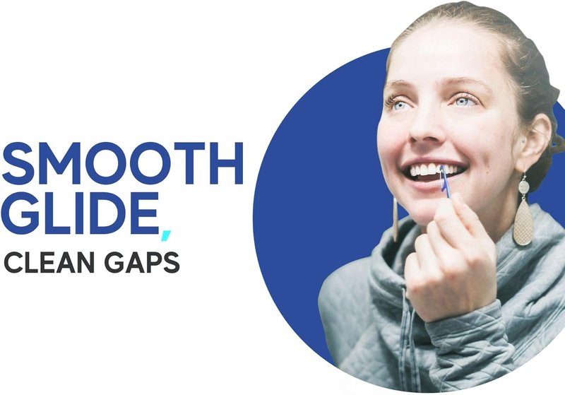 Floss Picks - 450 Individually Wrapped Multi-Color Dental Flossers | Easy Grip Disposable for Travel