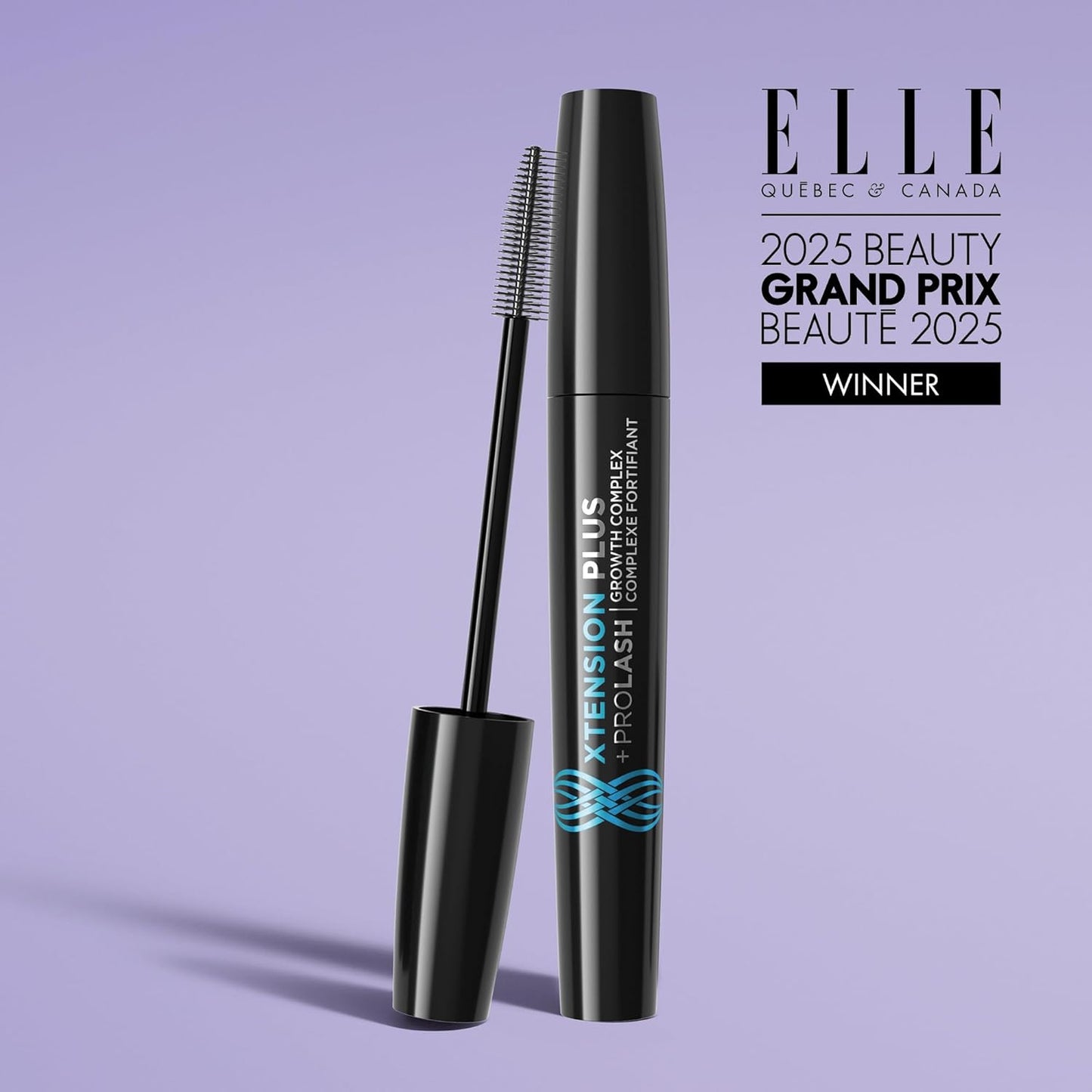 Marcelle Xtension Plus Pro Lash Growth Complex Mascara - Black, 1 Tube for Longer, Fuller Lashes