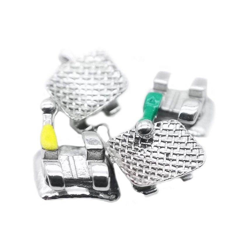 Braces Kit - 200pcs/Box Bondable Metal Brackets For Teeth 0.022 Slot With 3 Hook (Standard MBT)