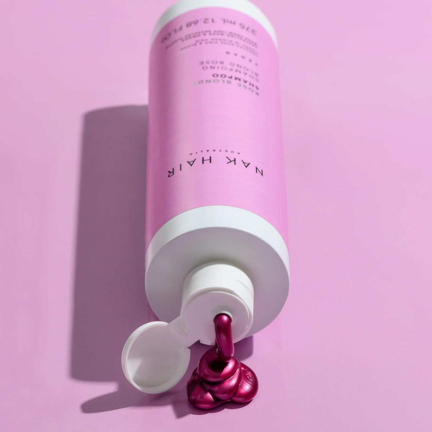 NAK Rose Blonde Shampoo 375ml - Designed to infuse rose pink and blush tones in blonde hair