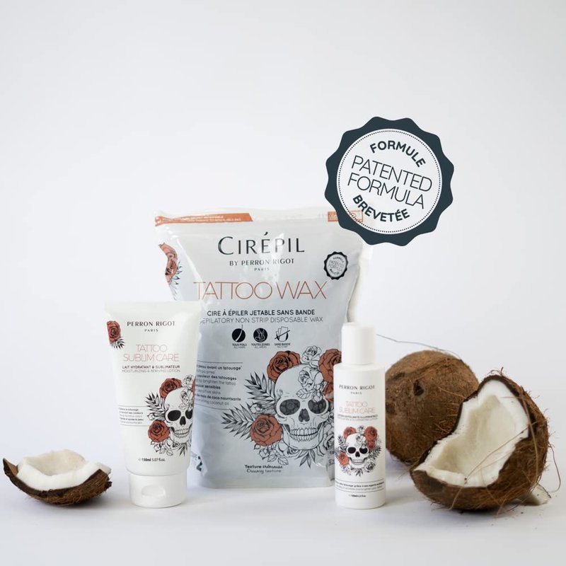 Cirepil Tattoo Wax Beads - 800g Patented Formula for Illuminating & Brightening Tattooed Skin