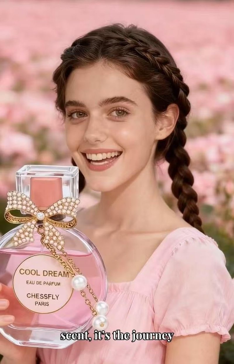 CHESSFLY Cool Dream Luxury Perfume for Women | Long Lasting Eau de Parfum | 3.4 Fl Oz Floral Rose of winds Fragrance