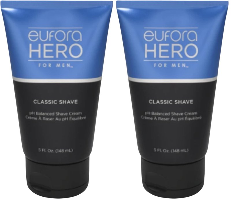 Eufora Hero for Men Classic Shave 5 oz (Pack of 2)