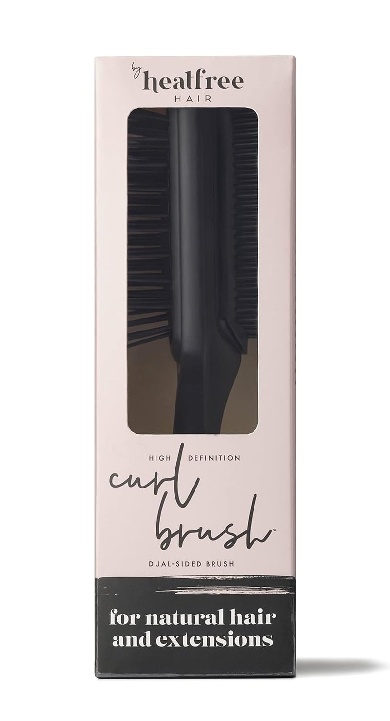 High Definition Detangling Brush - Dual-Sided Curl Brush for Natural, Wavy & Curly Hair | Wet/Dry Use