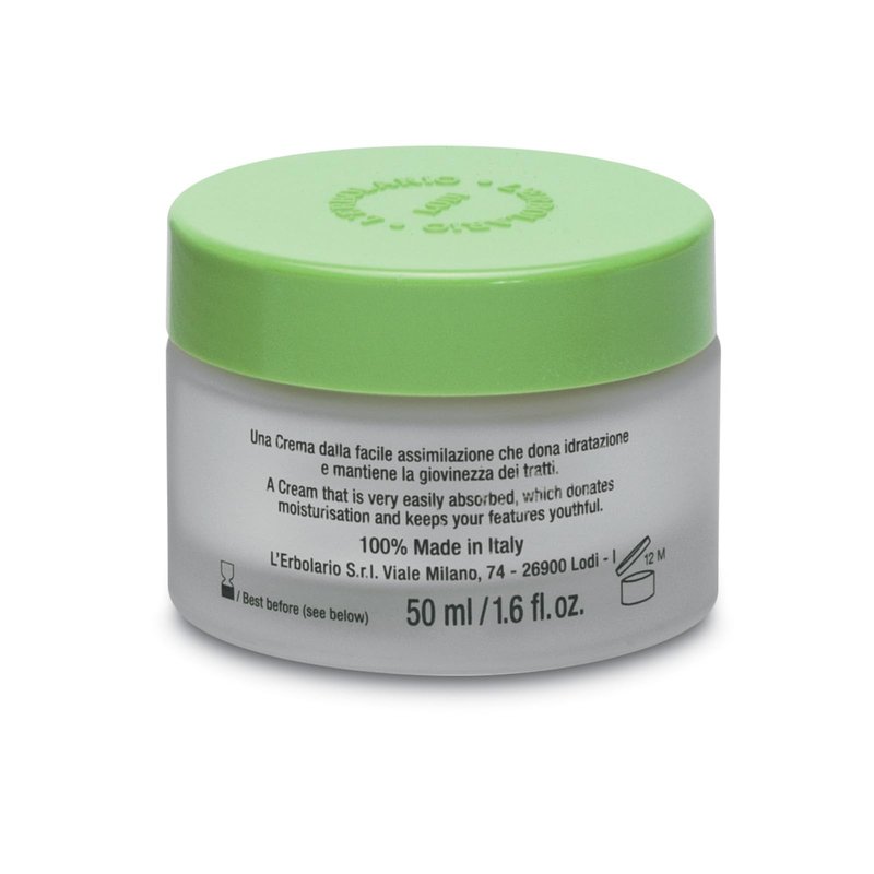 L'Erbolario Moisturizing Face Cream - Hydrating, Nourishing Face Moisturizer - Non-Greasy Daily Facial Moisturizer - Ideal Base for Makeup - 1.6 oz