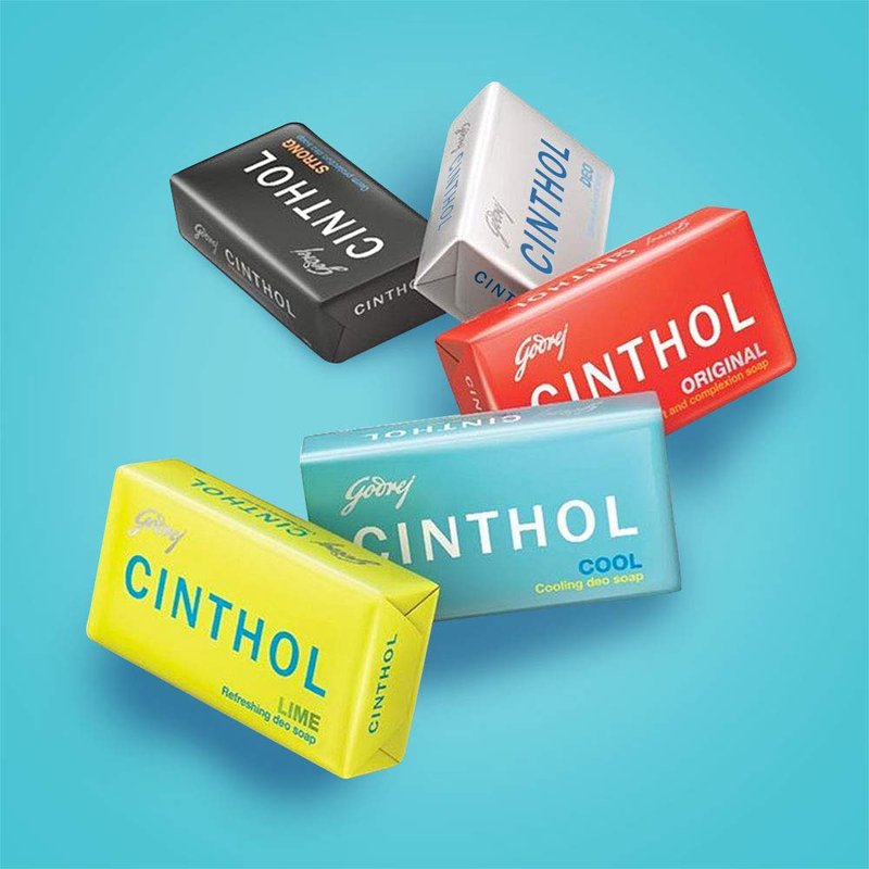 Cinthol Bath Cool Soap, 100g (Pack of 5) (Buy 4 get 1 free)