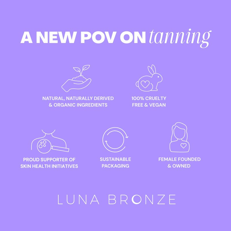 Luna Bronze Cosmic Bronzing Drops | Liquid Bronzer and Illuminator for Face and Body | Hydrating, Washable, Non-Greasy with Hyaluronic Acid and Shea Butter | Vegan, Cruelty Free (30ml/1.01 fl. oz)