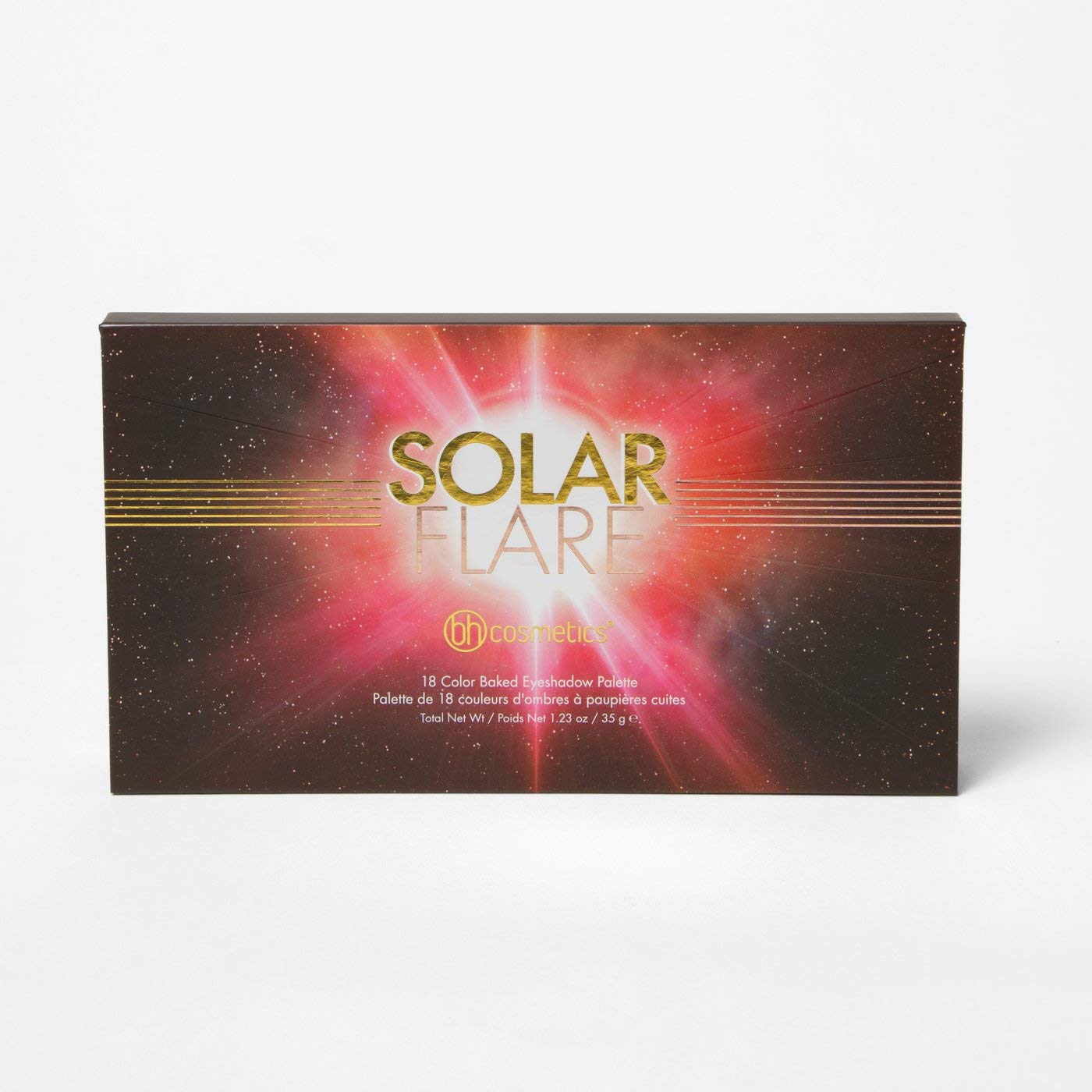 BH Cosmetics | Solar Flare 18-Color Baked Eyeshadow Palette - Vibrant Shades for Stunning Looks