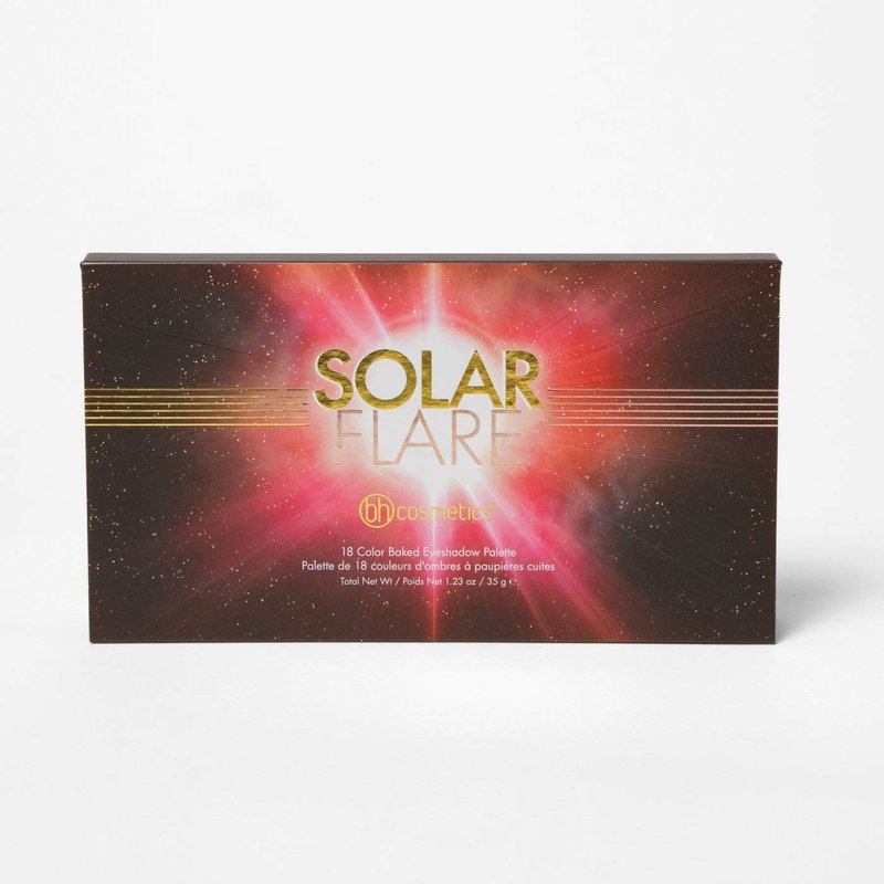 BH Cosmetics | Solar Flare 18-Color Baked Eyeshadow Palette - Vibrant Shades for Stunning Looks