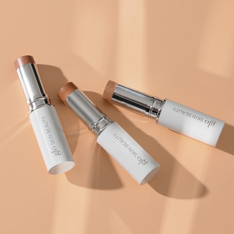 Glo Skin Beauty Skin Glow Stick Highlighter (Rosé) - Powered by Hydrators, Mineral Pigments & Mica for an Illuminated Glow - Clean Mineral Cream Highlighter