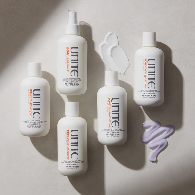 UNITE Hair BOING Curl Conditioner – Hydrating & Curl-Enhancing | Rosemary, Aloe & Chamomile for All Curl Types – 8 Fl Oz