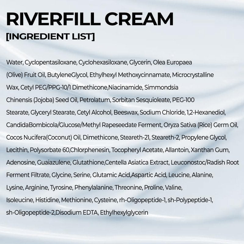 CELL29 RIVERFILL REPAIR CREAM EGF Centella Niacinamide Deep Wrinkle Moisturizer Anti Aging Rejuvenation Crow’s Feet Glass Skin Korean Skincare Skin Barrier Day & Night Routine 1.35 fl.oz (40ml)