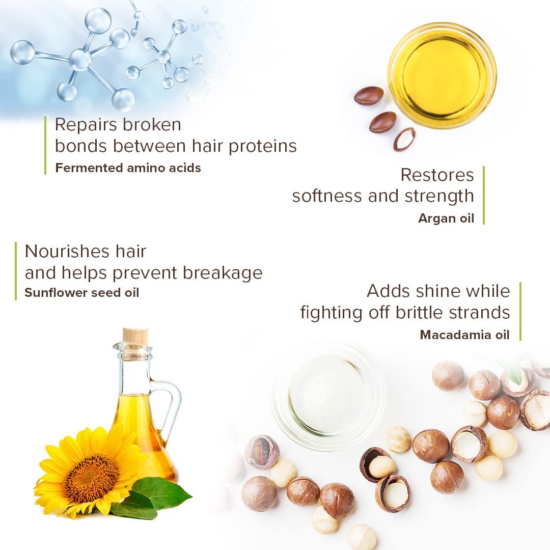 Macadamia Natural Oil Bond Repair Masque - Strengthening Argan Conditioner, Deep Conditioning Hair Mask for Damaged Hair, 8 fl oz