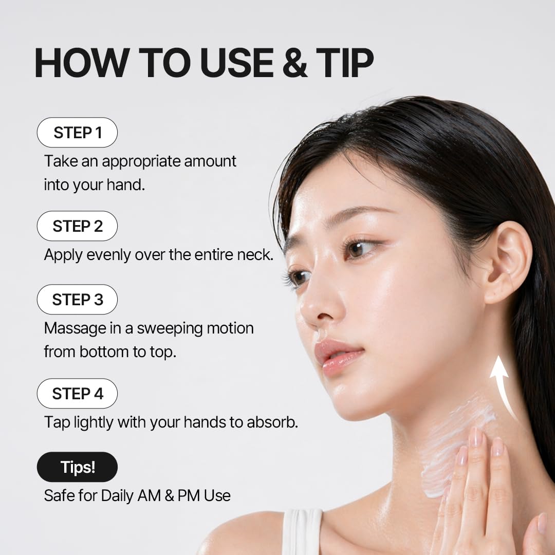 MDP+ Premium Collagen Naite Thread Neck Cream 2.0 | Skin Tightening, Firming, 3.38oz/100ml, Anti-Aging, Moisturizer Face Cream, Neck & Décolleté Wrinkles, Soft Smooth Skin