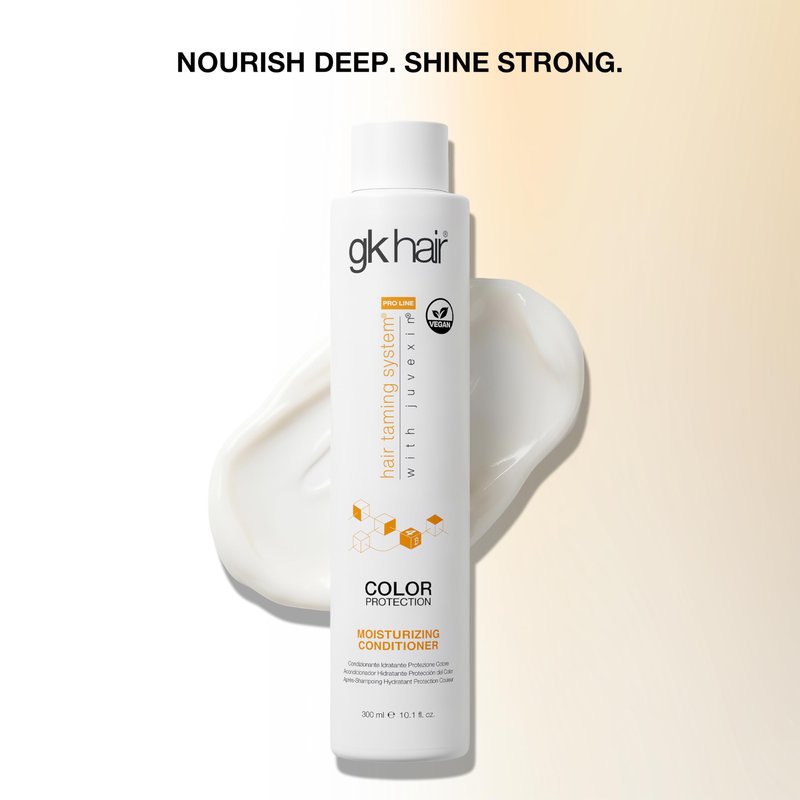 GK HAIR Kertain Moisturizing Conditioner for Dry Damaged Colored Hair Protection Deep Conditioning with Hydration Frizz Control Smooth Healthy All Hair Sulfate Free Women and Men – 10.1 Oz