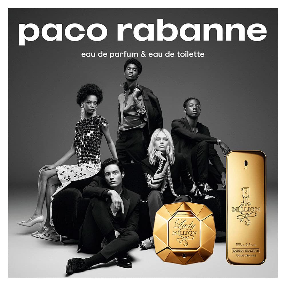Lady Million Eau de Parfum Spray - 2.7 oz | Luxurious Floral Fragrance for Women