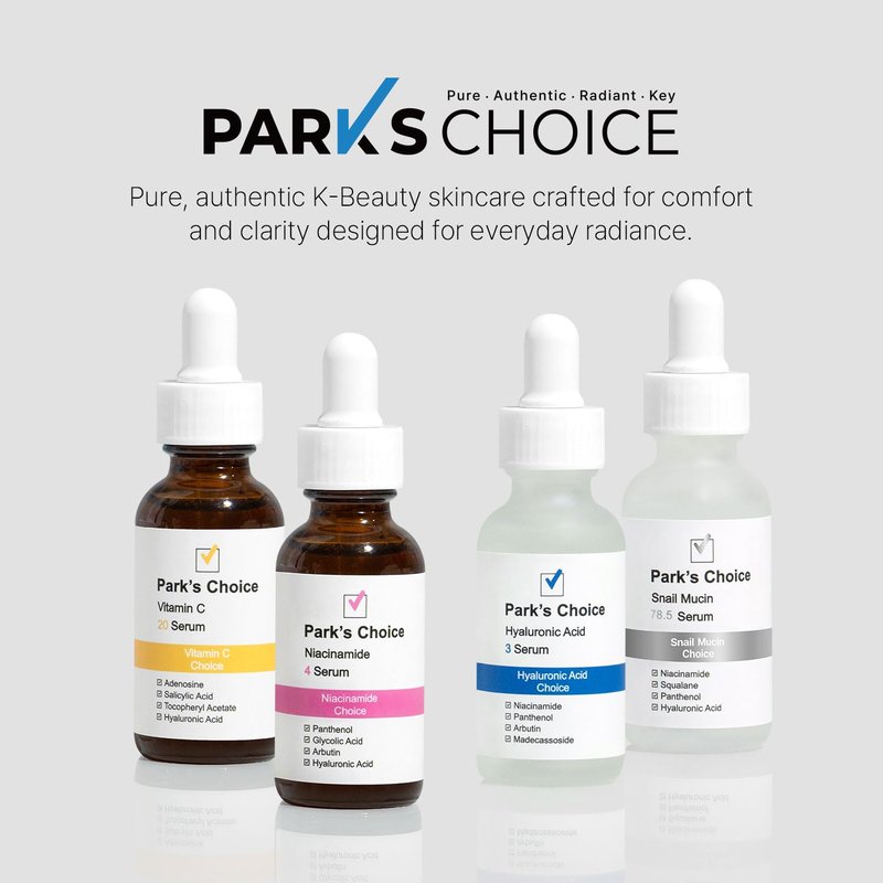 Niacinamide 4% Serum for Oily Skin | Pore Minimizing Serum & Oil Control Serum | Vitamin B12 Facial Serum for Dark Spots & Even Skin Tone | Korean Skincare | Park’s Choice