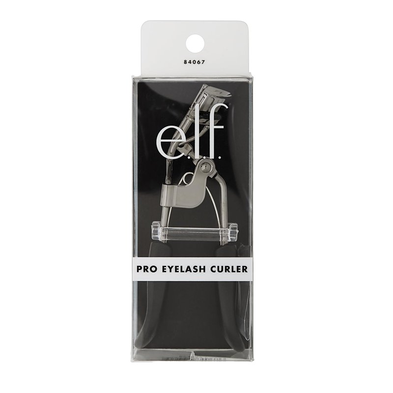 e.l.f. Pro Eyelash Curler, Stainless Steel Lash Curler, Long-Lasting Natural Curl, Ergonomic Design, Includes Replacement Pad, Fits All Eye Shapes