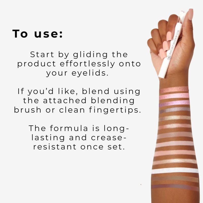 Honeybee Gardens Instant Shadow Stik, Dusty Rose (Matte)