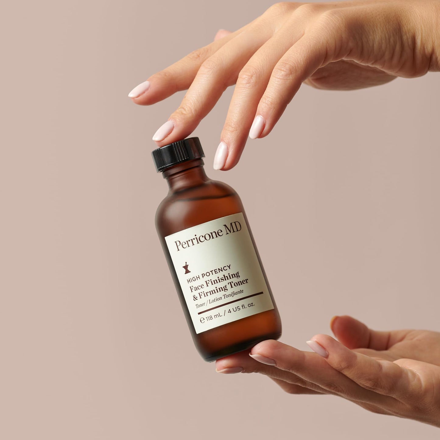Perricone MD High Potency Face Finishing & Firming Toner - Gentle Toner with DMAE, AHA, & Rosewater - Visibly Tightens Pores, Revitalizes, & Smooths Uneven Texture for Firmer, Refined Skin - 4 fl oz