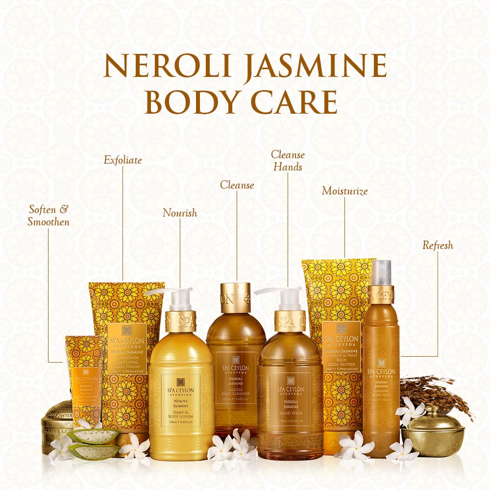 SPA CEYLON Neroli Jasmine Gentle Hand Wash | Hydrating Handwash Luxury Hand Care | Floral Fragrance | Soft And Smooth (Pack of 2)