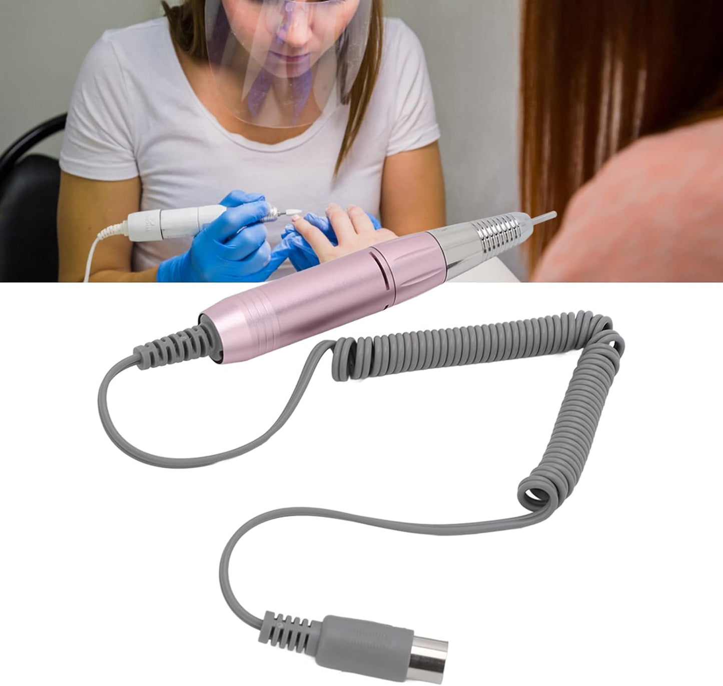 Adjustable Electric Nail Drill Machine Handpiece - 0-3000RPM Polishing Tool for Salon Pedicure