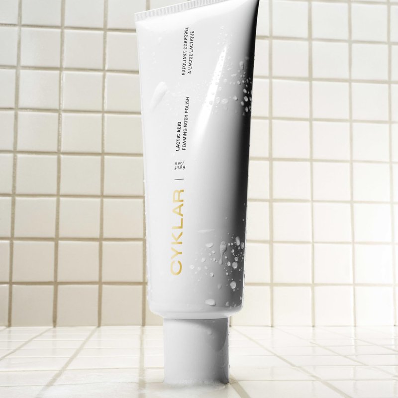 Lactic Acid Body Polish - Chemical Exfoliator with AHAs & Volcanic Pumice for Hydrated Skin | 11 fl oz