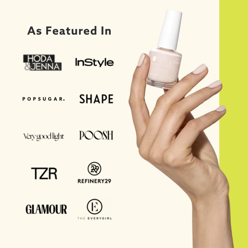 Dazzle Dry Nail Lacquer (Step 3) - Spearmint Tea - A turquoise crème. Full coverage cream. (0.5 fl oz)